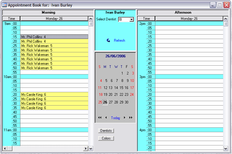 BST templates window